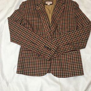 Women's Merona Checkered blazer Jacket size 6